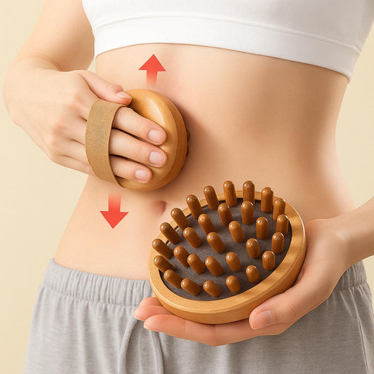Brosse de Massage Anti-Cellulite – Le bois naturel, au service de votre corps et de votre cuir chevelu